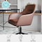 Martha Stewart Rayna Upholstered Office Chair in Saddle Brown/Oil Rubbed Bronze CH-220921-6-BR-BK-MS - alternate 10